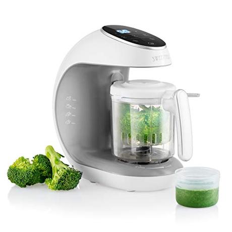 Robot de cocina Multifuncion - Babycook Multifunción 7 en 1 para Bebés - Al vapor, Procesador de Alimentos, Limpieza Automática, Esterilizador de Biberones, Recalentar, Descongela - Robot cocina bebe