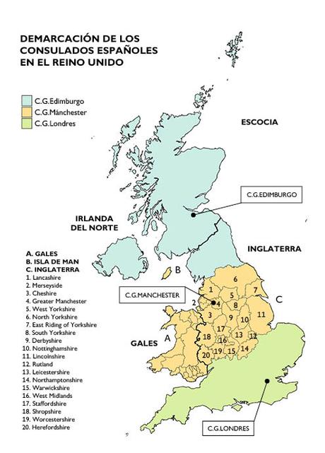 Consulados de España en Reino Unido