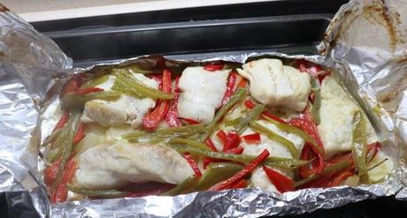 Samos del horno y ya tenemos la receta de pescado en papillote la receta casera tradicional