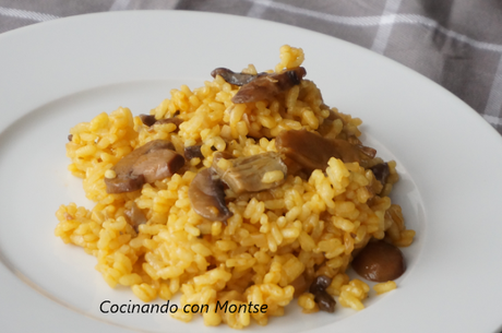 Receta de arroz con setas variadas