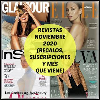 Revistas Noviembre 2020 (Regalos, Suscripciones y mes que viene)