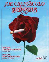 Concierto de Joe Crepúsculo en Madrid y Barcelona