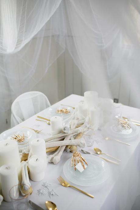 Cómo decorar una mesa de Halloween en blanco_Decorar en familia4 Cómo decorar una mesa de Halloween en blanco4