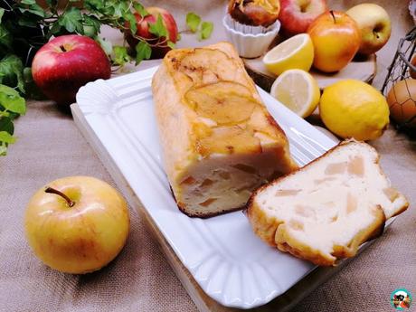 Pastel de queso y manzanas Pastel de queso y manzanas