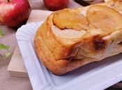 Pastel queso manzanas
