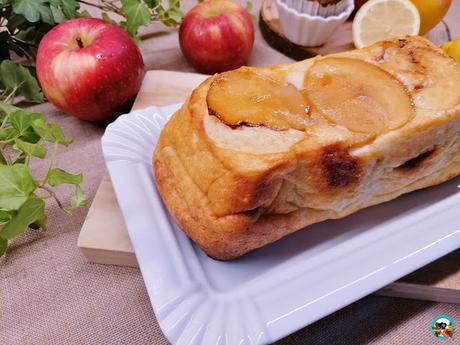 Pastel de queso y manzanas Pastel de queso y manzanas