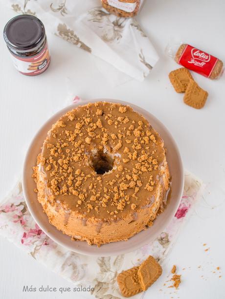 Speculoos Angel Food Cake