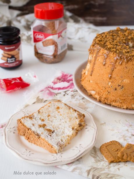 Speculoos Angel Food Cake