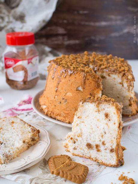 Speculoos Angel Food Cake