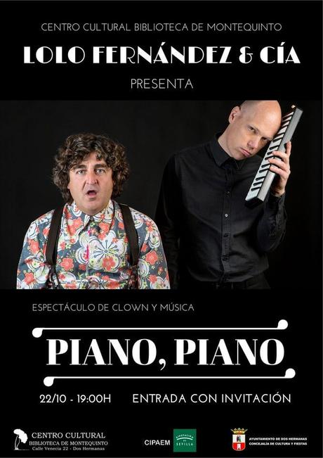 Espectáculo clown-música: ‘Piano, piano’ – Lolo Fernández & Cía