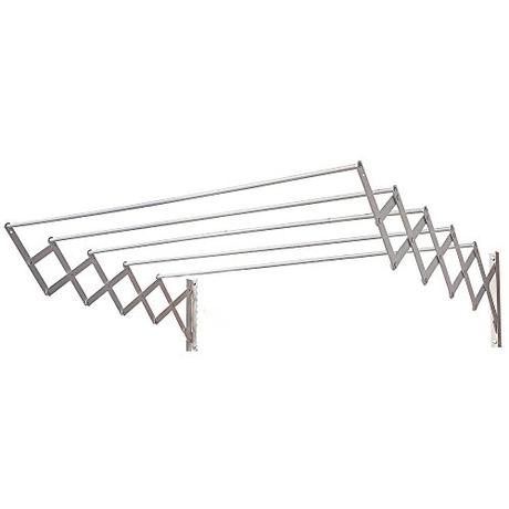Tendedero de pared o tendedero de techo: cual comprar ORYX 5160330 Tendedero Extensible Pared Aluminio 1,40 Metros