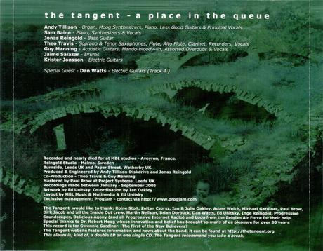 The Tangent - A Place In The Queue (2006) The Tangent - A Place In The Queue (2006)