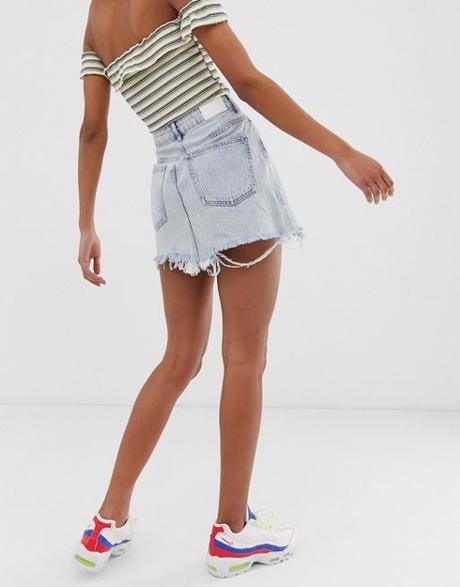 Falda Con Cremallera Delantera