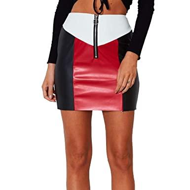 Falda Con Cremallera Delantera