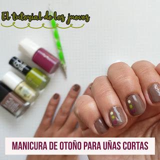 El tutorial de los jueves: Manicura de otoño para uñas cortas