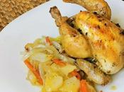 Picantones horno, asado suave delicioso