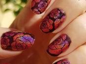 Manicura rosas "Titan Anger" Born Pretty Store