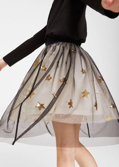 Falda Tul Estrellas
