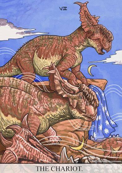 The Ancient Arcana, un tarot dinosauriano de Kmonvish Lawan The Ancient Arcana, un tarot dinosauriano de Kmonvish Lawan