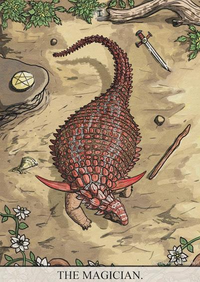 The Ancient Arcana, un tarot dinosauriano de Kmonvish Lawan The Ancient Arcana, un tarot dinosauriano de Kmonvish Lawan