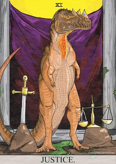 The Ancient Arcana, un tarot dinosauriano de Kmonvish Lawan