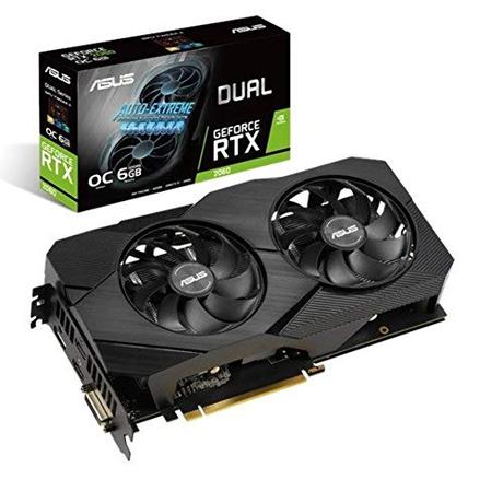 RTX 2060 Pros y contras de la tarjeta de video Nvidia ASUS Dual GeForce RTX 2060 OC Edition EVO - Tarjeta gráfica de 6 GB GDDR6 con la Arquitectura gráfica NVIDIA Turing