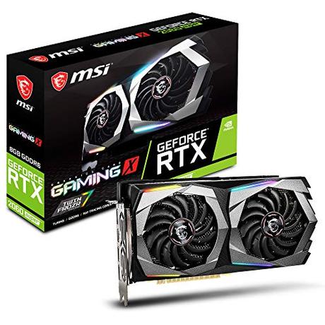 RTX 2060 Pros y contras de la tarjeta de video Nvidia MSI GeForce RTX 2060 Super Gaming X - Tarjeta gráfica (8 GB, GDDR6, 256 bit, 7680 x 4320 pixeles, PCI Express x16 3.0)