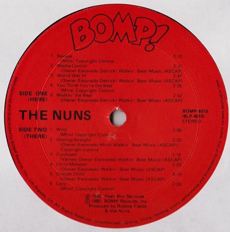 The Nuns -The Nuns Lp 1981(1980)