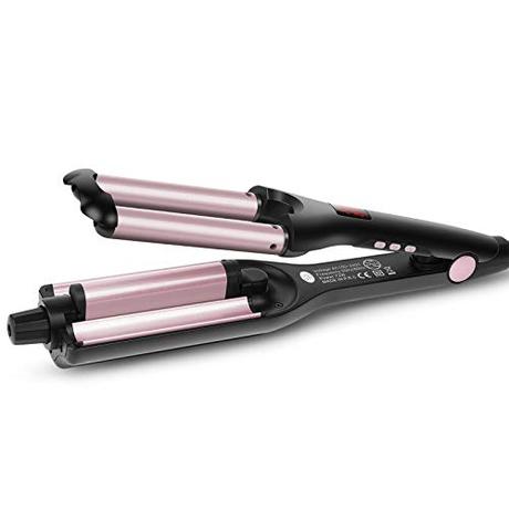 Plancha para el cabello Modelador de Ondas Multifusión Ondas de Playa Ajustables 130-230℃ ELEHOT