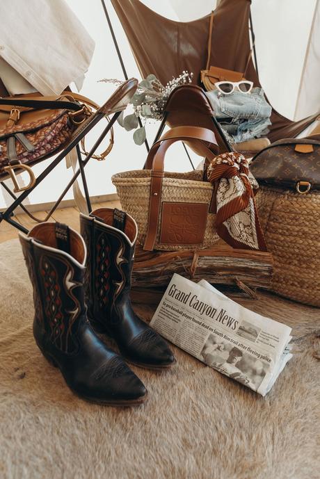 Cowboy closet Collage Vintage Cowboy Closet for Fall Winter