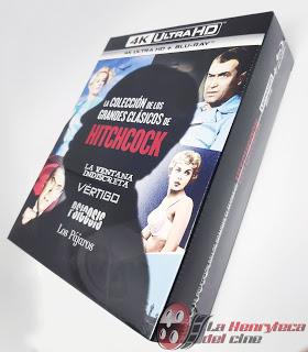 Pack Colección grandes clásicos de Hitchcock UHD Pack Colección grandes clásicos de Hitchcock UHD