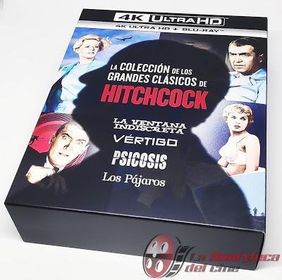 Pack Colección grandes clásicos de Hitchcock UHD