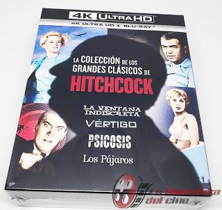 Pack Colección grandes clásicos de Hitchcock UHD Pack Colección grandes clásicos de Hitchcock UHD
