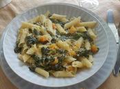 Pasta espinacas calabaza #lunessincarne