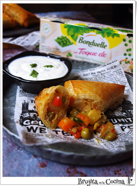 Samosas vegetales al horno Samosas vegetales al horno