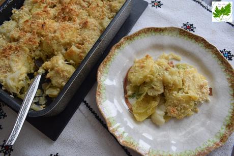 En Buena Onda: Pastel de Col Rizada, Patatas y Queso