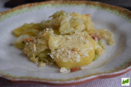 En Buena Onda: Pastel de Col Rizada, Patatas y Queso