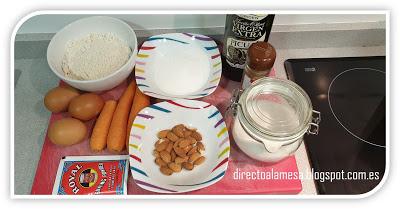 Bizcocho de avena y zanahorias