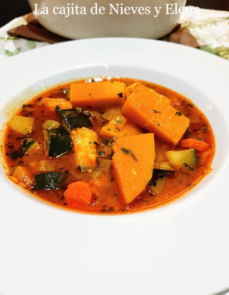 Caldereta de calabaza especiada Caldereta de calabaza especiada