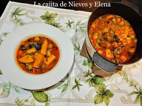 Caldereta de calabaza especiada Caldereta de calabaza especiada