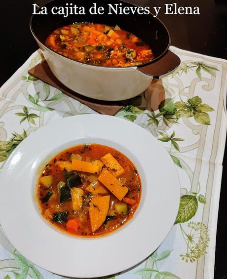 Caldereta de calabaza especiada Caldereta de calabaza especiada