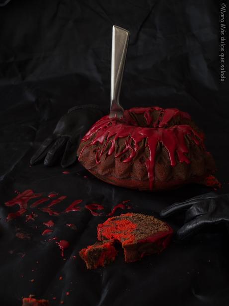 Bloody Bundt Cake. Receta de Halloween