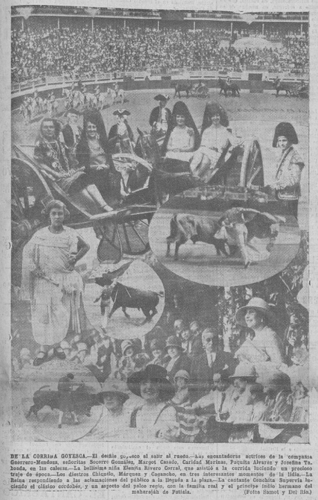 11 de agosto de 1928: Gran corrida goyesca en Santander, segunda que se celebró en España