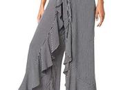 Juvenil Largo Falda Pantalon Elegante