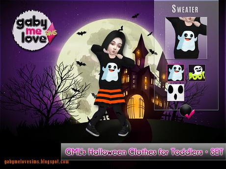 GML’s Halloween Clothes for Toddlers • SET (Sims 4) GML’s Halloween Clothes for Toddlers • SET (Sims 4)