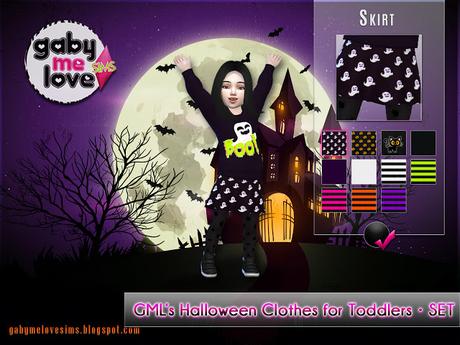 GML’s Halloween Clothes for Toddlers • SET (Sims 4)