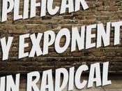 Simplificar índice exponente radical. radicales