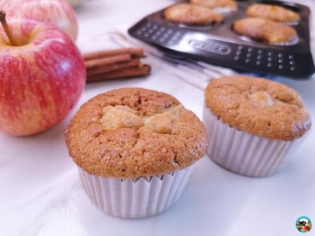 Magdalenas integrales con manzana