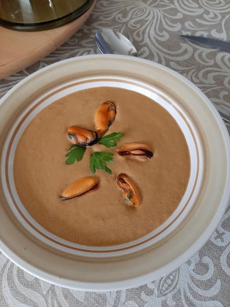 CREMA DE MEJILLONES
