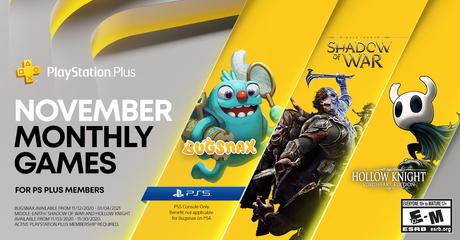 Playstation Plus anuncia los juegos del mes de noviembre